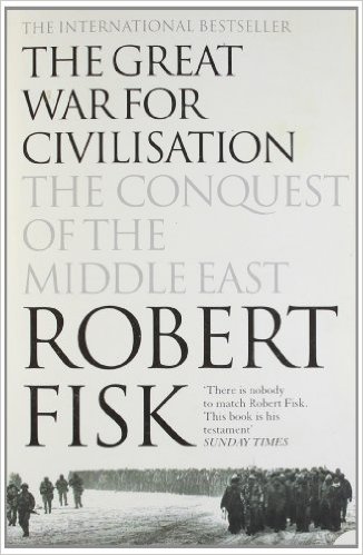 A picture of the front cover of the book, The Great War for Civilisation